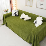 Chenille Herringbone Couch Cover Blanket, Sectional with Washable Covers, Furniture Covers for Sofas - Ornate Home