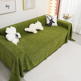 Chenille Herringbone Couch Cover Blanket, Sectional with Washable Covers, Furniture Covers for Sofas - Ornate Home