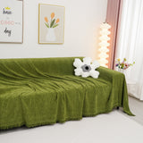 Chenille Herringbone Couch Cover Blanket, Sectional with Washable Covers, Furniture Covers for Sofas - Ornate Home
