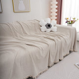 Chenille Herringbone Couch Cover Blanket, Sectional with Washable Covers, Furniture Covers for Sofas - Ornate Home