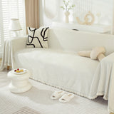 Chenille Herringbone Couch Protector Blanket, Stylish Throw Blankets for Couch and Couch Throw Cover - Ornate Home