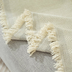 Chenille Herringbone Couch Protector Blanket, Stylish Throw Blankets for Couch and Couch Throw Cover - Ornate Home