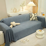 Chenille Herringbone Couch Protector Blanket, Stylish Throw Blankets for Couch and Couch Throw Cover - Ornate Home