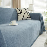 Chenille Herringbone Couch Protector Blanket, Stylish Throw Blankets for Couch and Couch Throw Cover - Ornate Home
