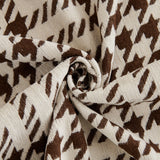 Chenille Houndstooth Sofa Throw Cover, Scratch Proof Cozy Throw Blankets for Couch - Ornate Home