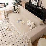 Chenille Jacquard Sofa Throw Blanket Cover Soft Polyester Weave Couch Throw Cover for Pets Dog Kids - Ornate Home