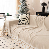 Chenille Jacquard Sofa Throw Blanket Cover Soft Polyester Weave Couch Throw Cover for Pets Dog Kids - Ornate Home
