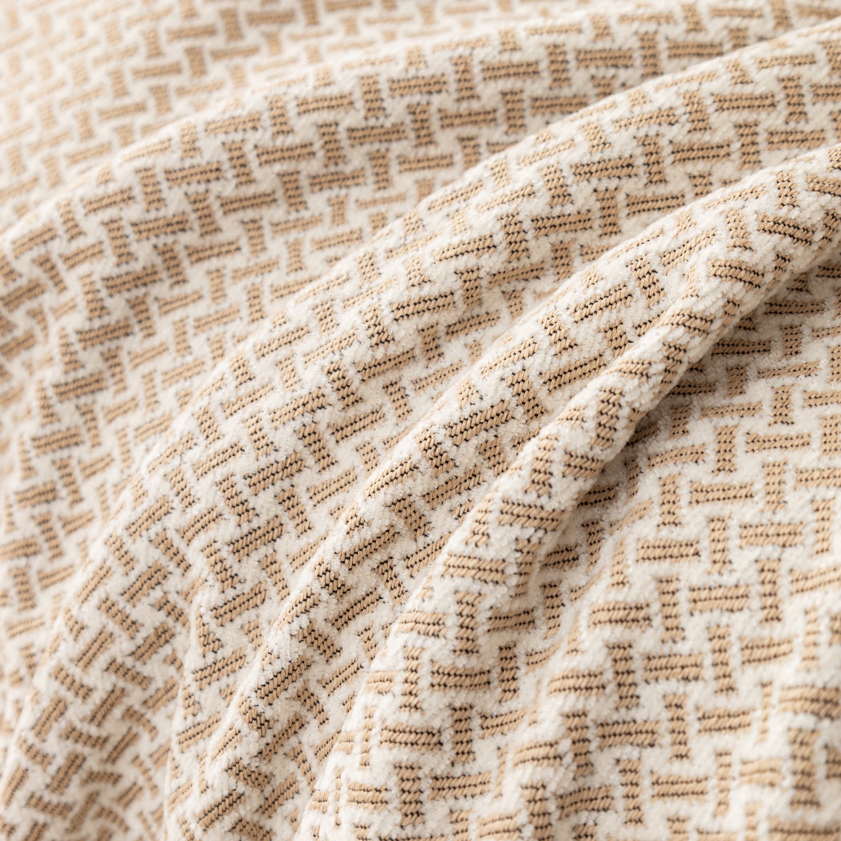 Chenille Jacquard Sofa Throw Blanket Cover Soft Polyester Weave Couch Throw Cover for Pets Dog Kids - Ornate Home