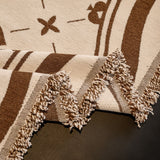 Chenille Jacquard Sofa Throw Cover Blanket, Luxury Thick Woven Couch Cover for Sofa - Ornate Home