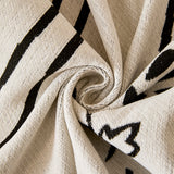 Chenille Jacquard Sofa Throw Cover with Tassel Soft Thick Couch Protector Blanket - Ornate Home