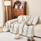 Chenille Jacquard Sofa Throw Cover with Tassel Soft Thick Couch Protector Blanket - Ornate Home