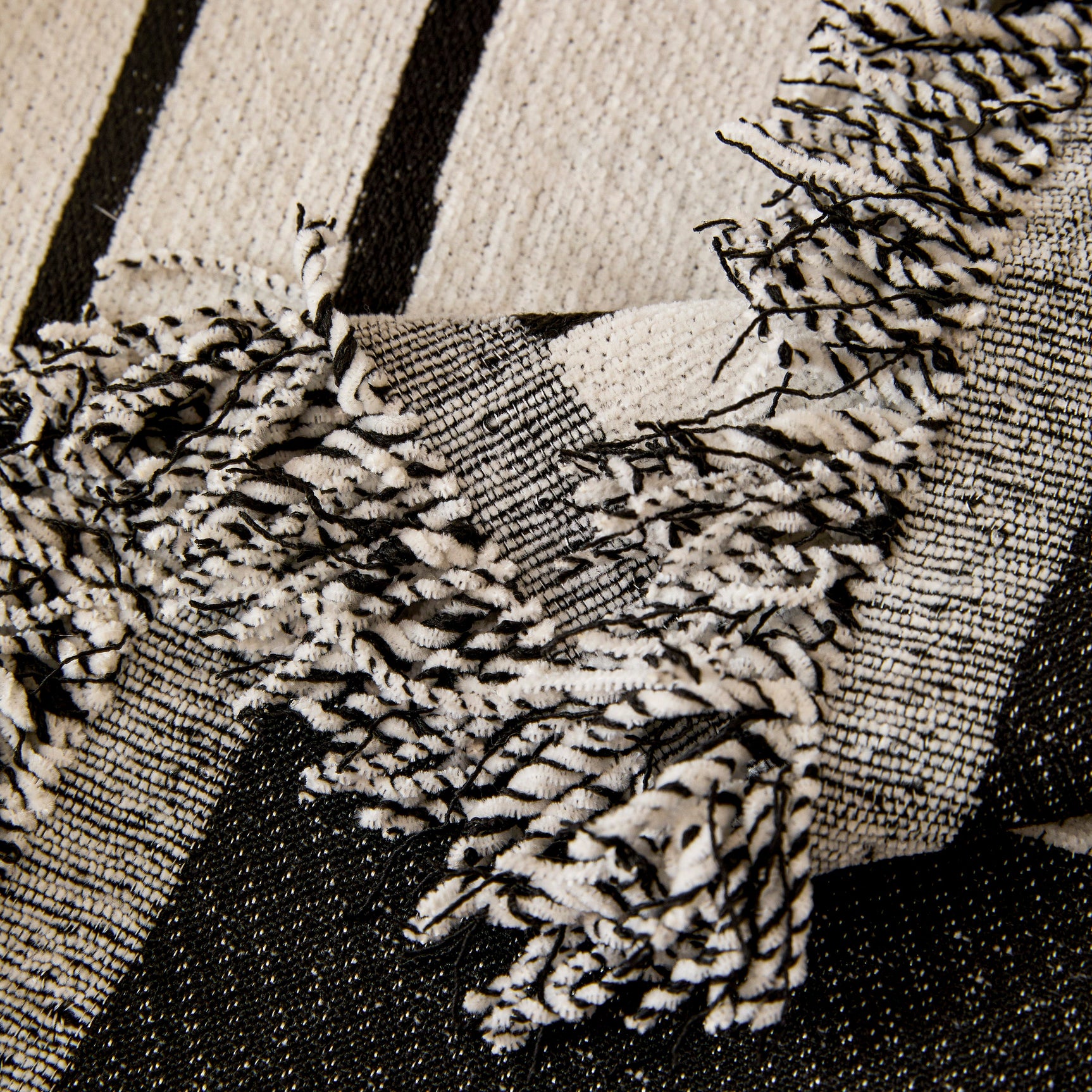 Chenille Jacquard Sofa Throw Cover with Tassel Soft Thick Couch Protector Blanket - Ornate Home