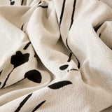 Chenille Jacquard Sofa Throw Cover with Tassel Soft Thick Couch Protector Blanket - Ornate Home
