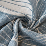 Chenille Jacquard Sofa Throw Cover with Tassels, All-Season Furniture Protector for Home and Office - Ornate Home
