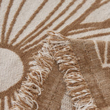 Chenille Jacquard Sofa Throw Cover with Tassels, All-Season Furniture Protector for Home and Office - Ornate Home