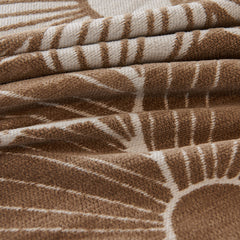 Chenille Jacquard Sofa Throw Cover with Tassels, All-Season Furniture Protector for Home and Office - Ornate Home