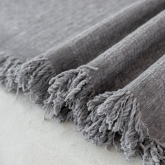Chenille Large Throw Couch Cover Blanket with Water-Resistant for Futon, Loveseat, and L-Shaped Sofa - Ornate Home