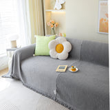 Chenille Large Throw Couch Cover Blanket with Water-Resistant for Futon, Loveseat, and L-Shaped Sofa - Ornate Home