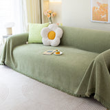 Chenille Large Throw Couch Cover Blanket with Water-Resistant for Futon, Loveseat, and L-Shaped Sofa - Ornate Home