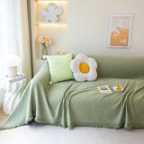 Chenille Large Throw Couch Cover Blanket with Water-Resistant for Futon, Loveseat, and L-Shaped Sofa - Ornate Home
