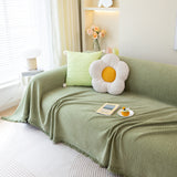 Chenille Large Throw Couch Cover Blanket with Water-Resistant for Futon, Loveseat, and L-Shaped Sofa - Ornate Home