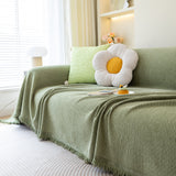 Chenille Large Throw Couch Cover Blanket with Water-Resistant for Futon, Loveseat, and L-Shaped Sofa - Ornate Home