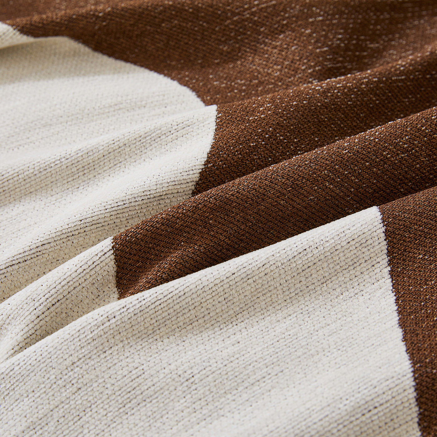 Chenille Minimalist Wavy Sofa Throw Cover, Cozy Blankets for Couch, Machine Washable Couch Protector - Ornate Home