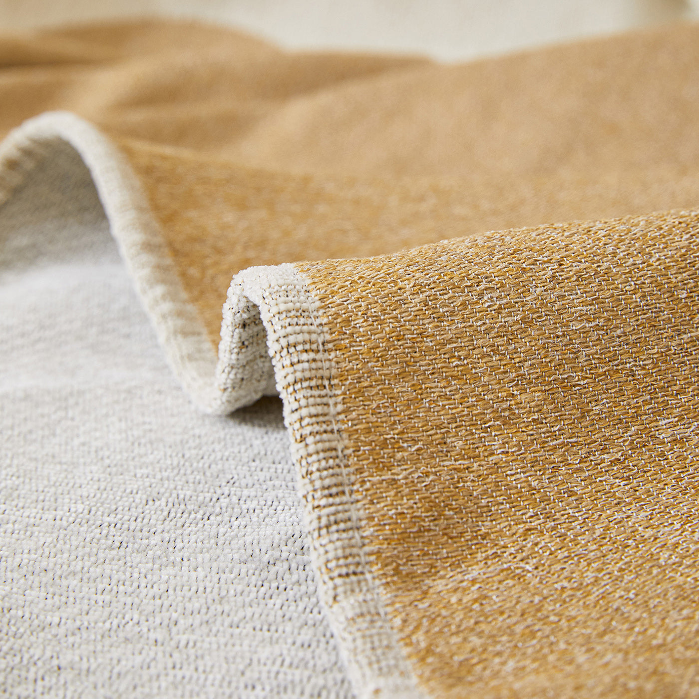 Chenille Minimalist Wavy Sofa Throw Cover, Cozy Blankets for Couch, Machine Washable Couch Protector - Ornate Home