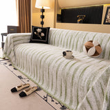 Chenille Oversized Throws for Couches, Washable and Durable Sofa Slipcover for Pets - Ornate Home