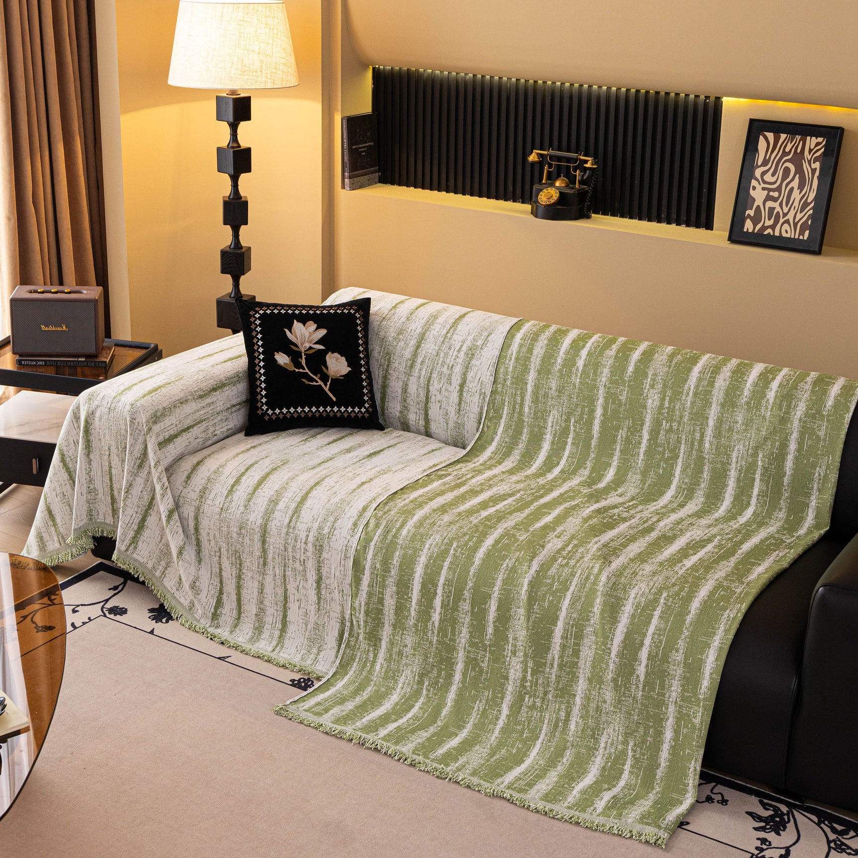 Chenille Oversized Throws for Couches, Washable and Durable Sofa Slipcover for Pets - Ornate Home