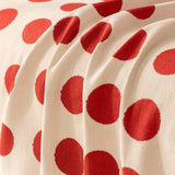 Chenille Polka Dot Sofa Cover Throw, Soft Thick Couch Cover Blanket Furniture Covers - Ornate Home