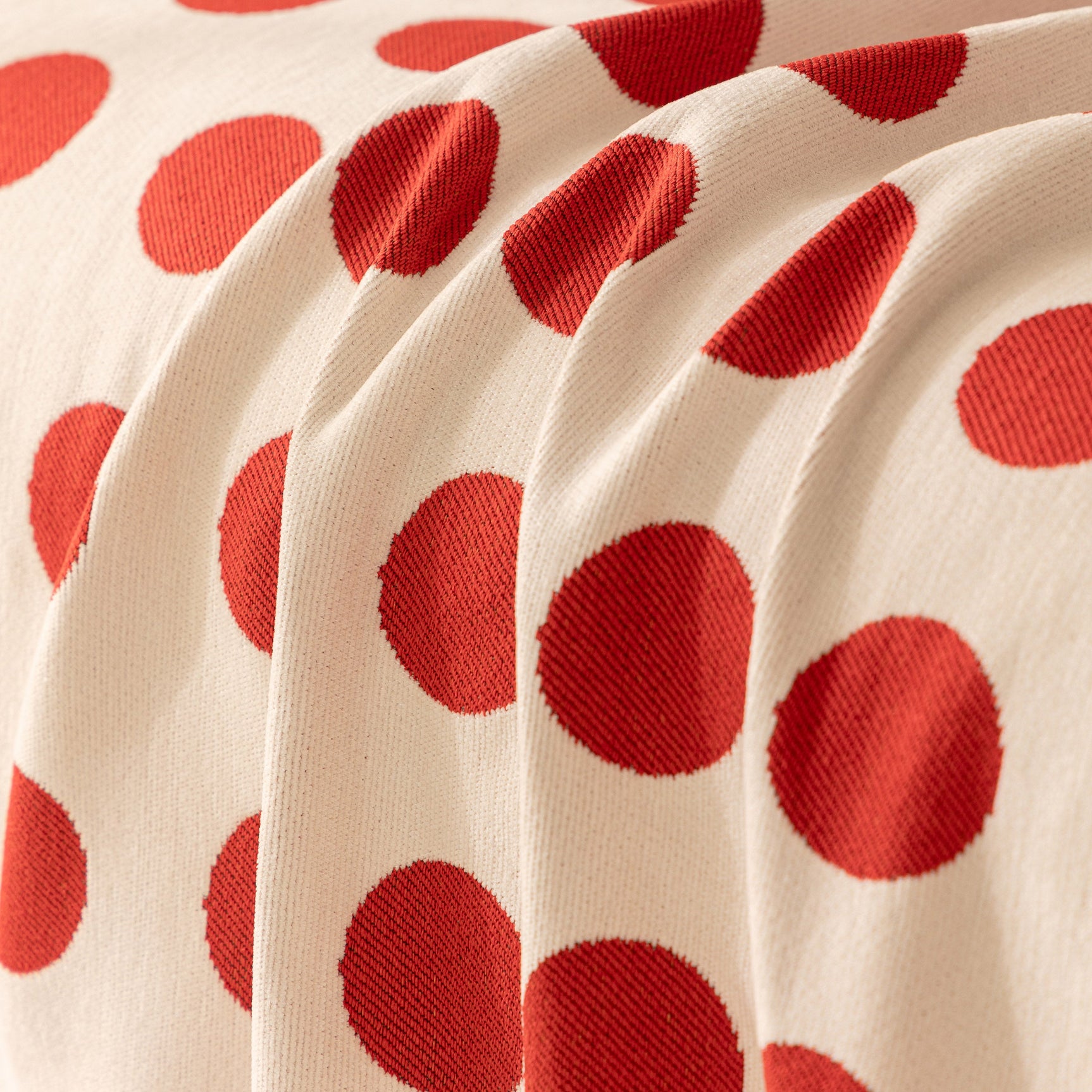Chenille Polka Dot Sofa Cover Throw, Soft Thick Couch Cover Blanket Furniture Covers - Ornate Home
