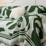 Chenille Sofa Cover Blanket, Couch Cover Blanket Throws for Couches Living Room Furniture Throw Covers - Ornate Home