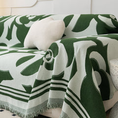 Chenille Sofa Cover Blanket, Couch Cover Blanket Throws for Couches Living Room Furniture Throw Covers - Ornate Home