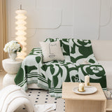 Chenille Sofa Cover Blanket, Couch Cover Blanket Throws for Couches Living Room Furniture Throw Covers - Ornate Home