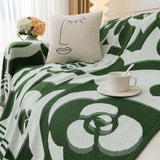 Chenille Sofa Cover Blanket, Couch Cover Blanket Throws for Couches Living Room Furniture Throw Covers - Ornate Home