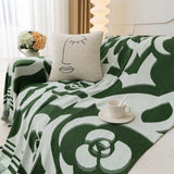 Chenille Sofa Cover Blanket, Couch Cover Blanket Throws for Couches Living Room Furniture Throw Covers - Ornate Home