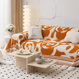 Chenille Sofa Cover Blanket, Couch Cover Blanket Throws for Couches Living Room Furniture Throw Covers - Ornate Home