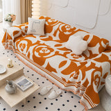 Chenille Sofa Cover Blanket, Couch Cover Blanket Throws for Couches Living Room Furniture Throw Covers - Ornate Home