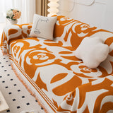 Chenille Sofa Cover Blanket, Couch Cover Blanket Throws for Couches Living Room Furniture Throw Covers - Ornate Home