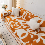 Chenille Sofa Cover Blanket, Couch Cover Blanket Throws for Couches Living Room Furniture Throw Covers - Ornate Home