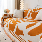 Chenille Sofa Cover Blanket, Couch Cover Blanket Throws for Couches Living Room Furniture Throw Covers - Ornate Home