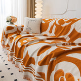 Chenille Sofa Cover Blanket, Couch Cover Blanket Throws for Couches Living Room Furniture Throw Covers - Ornate Home