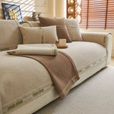 Chenille Sofa Cover Pet Mat, Non-Slip Couch Protector for Sectional & L-Shaped Sofas - Ornate Home