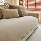 Chenille Sofa Cover Pet Mat, Non-Slip Couch Protector for Sectional & L-Shaped Sofas - Ornate Home
