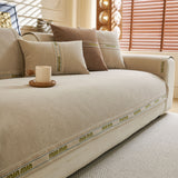 Chenille Sofa Cover Pet Mat, Non-Slip Couch Protector for Sectional & L-Shaped Sofas - Ornate Home