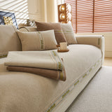 Chenille Sofa Cover Pet Mat, Non-Slip Couch Protector for Sectional & L-Shaped Sofas - Ornate Home
