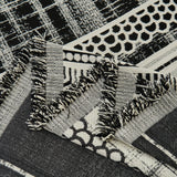 Chenille Sofa Cover Throw Blanket, Boho Geometric Scratch Proof Couch Protector - Ornate Home