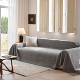 Chenille Sofa Cover Throw Couch Cover Blanket, Soft Slipcover Alternative for Pets - Ornate Home
