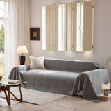 Chenille Sofa Cover Throw Couch Cover Blanket, Soft Slipcover Alternative for Pets - Ornate Home